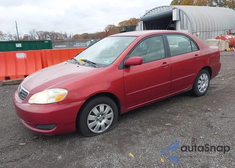 2008 Toyota Corolla Le z USA, uszkodzony, nr VIN 2T1BR30E18C937789
